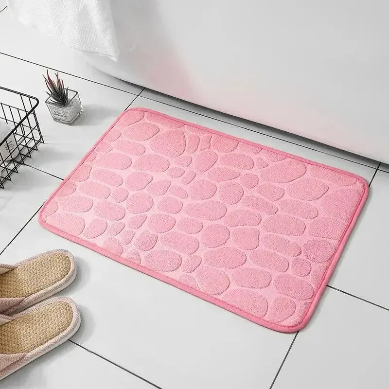 Memory Foam Embossed Velvet Non-Slip Carpet