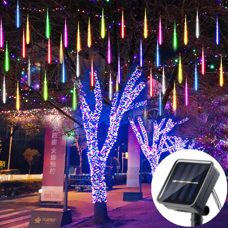 Solar Outdoor Waterproof Meteor Shower Rain Lights