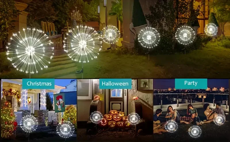 Outdoor Waterproof Solar Garden Decorations Lights