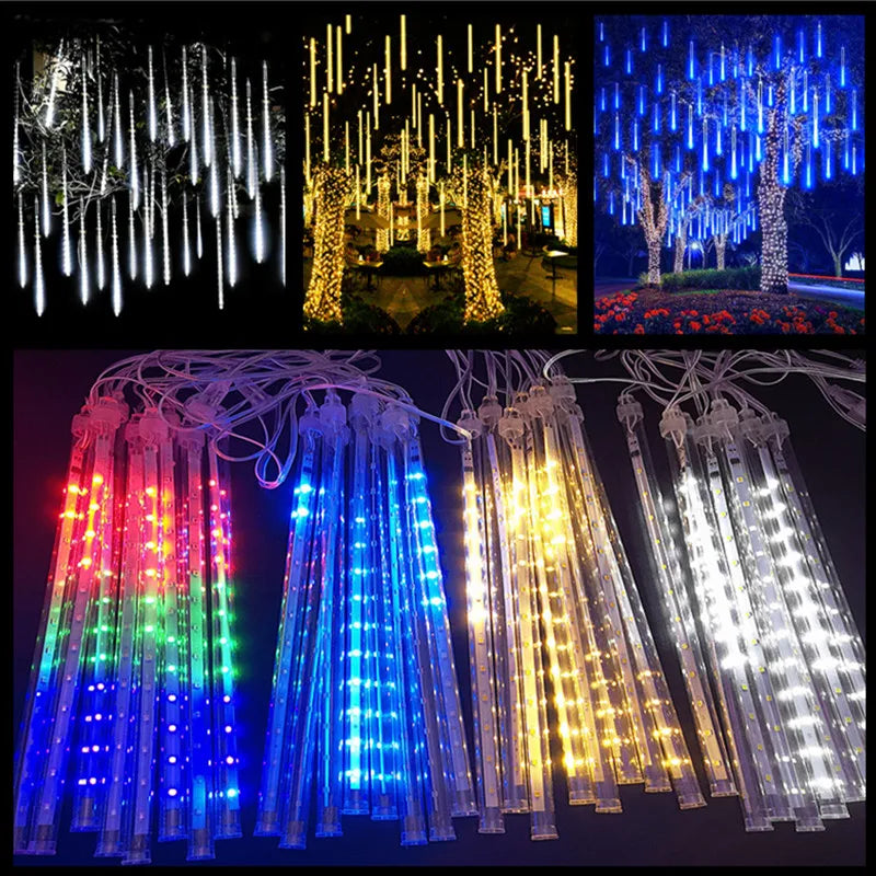 Solar Outdoor Waterproof Meteor Shower Rain Lights