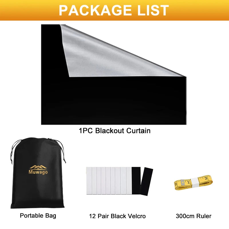 DIY Removable Blackout Curtain