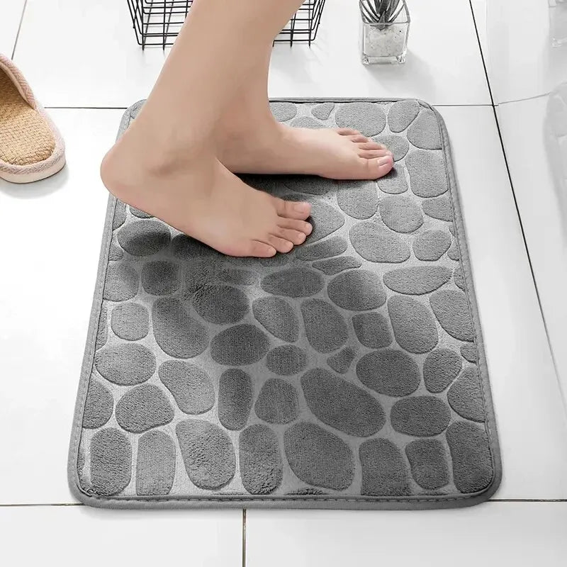 Memory Foam Embossed Velvet Non-Slip Carpet