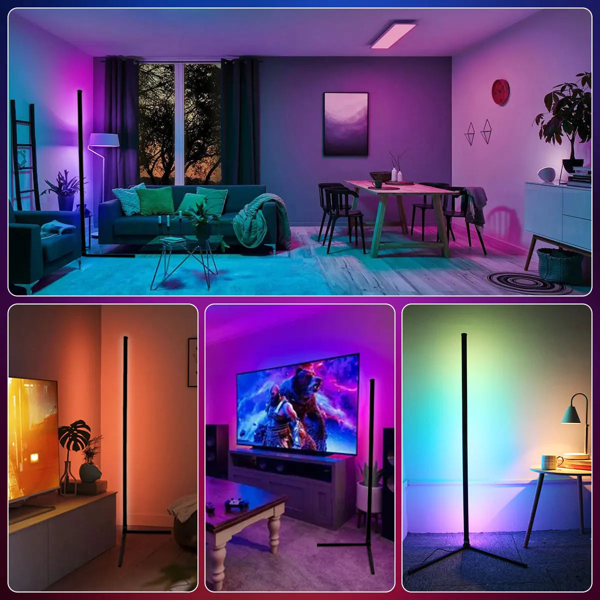 Smart Dimmable RGB LED Modern Mood Lighting