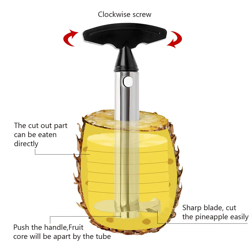 Stainless Steel Pineapple Spiralizer Cutter