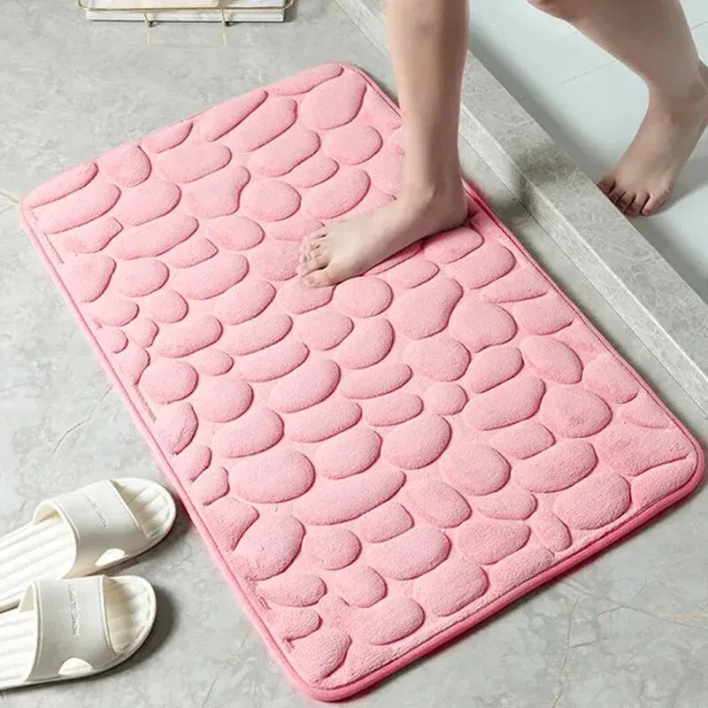 Memory Foam Embossed Velvet Non-Slip Carpet