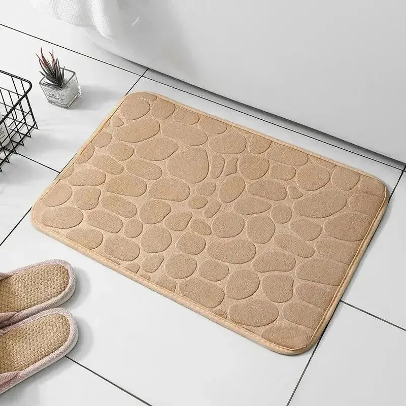 Memory Foam Embossed Velvet Non-Slip Carpet