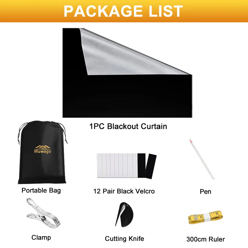 DIY Removable Blackout Curtain