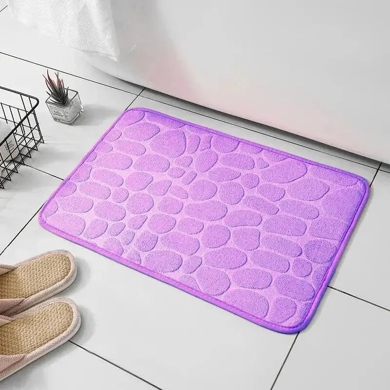 Memory Foam Embossed Velvet Non-Slip Carpet