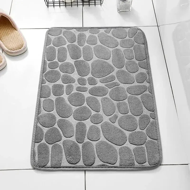 Memory Foam Embossed Velvet Non-Slip Carpet